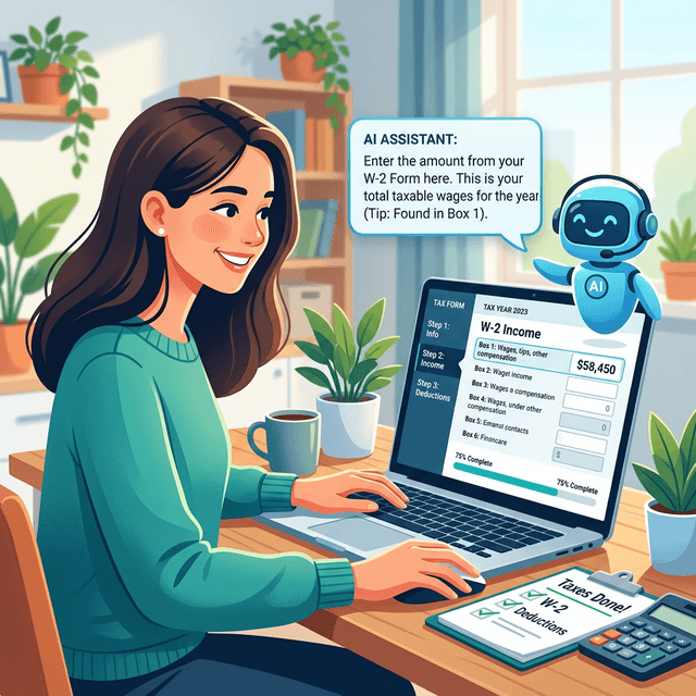 File Your Taxes Online Without the Stress — With AI Screen Guidance
